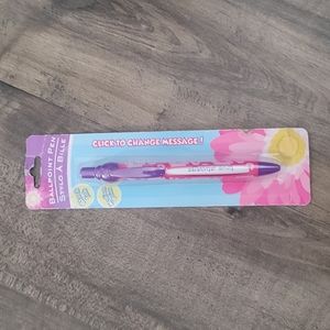 Inspirational messages ballpoint pen